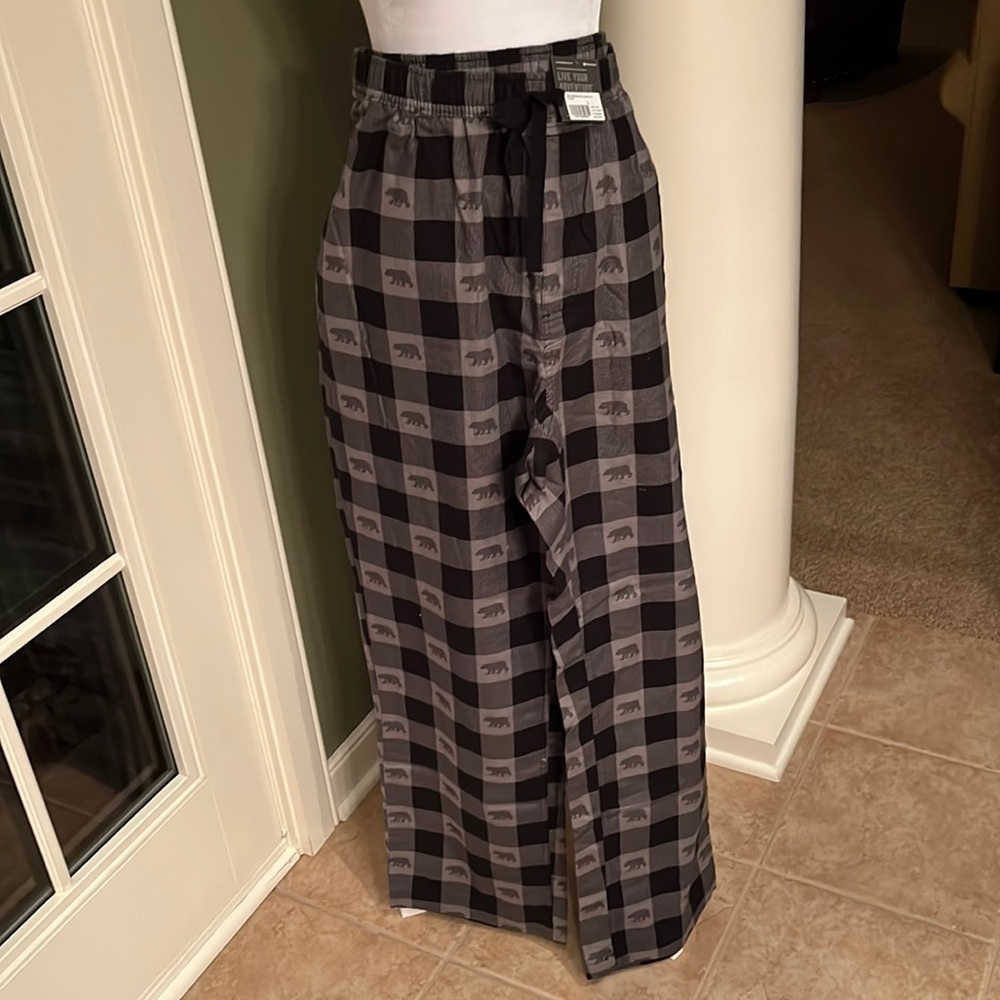 Eddie Bauer flannel pants.  Size L